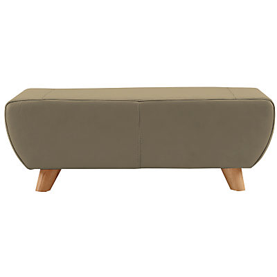 G Plan Vintage The Sixty Seven Leather Footstool Capri Leather Taupe G Plan Vintage The Sixty Seven Leather Footstool Capri Leather Taupe